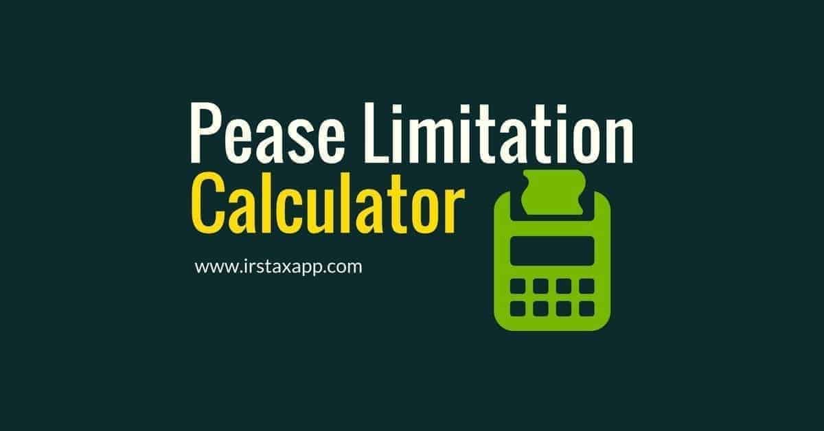 pease limitation calculator