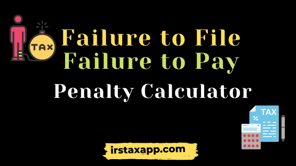 irs tax penalty calculator