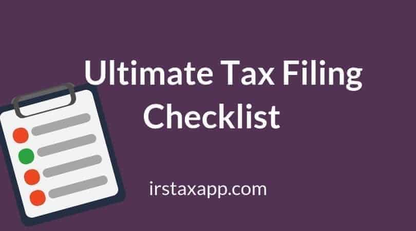ultimate tax filing checklist