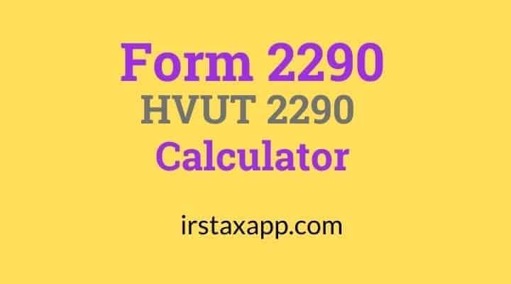 form 2290