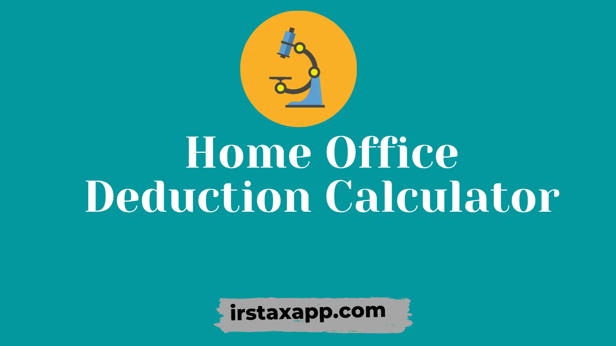 home office deduction calculator
