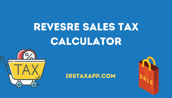 reverse sales tax calculator