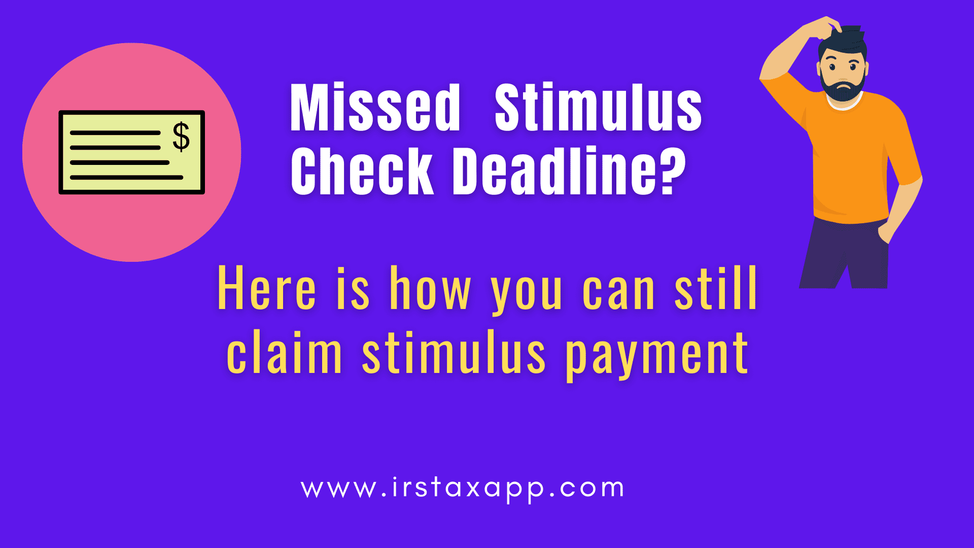 missed stimulus cjeck deadline