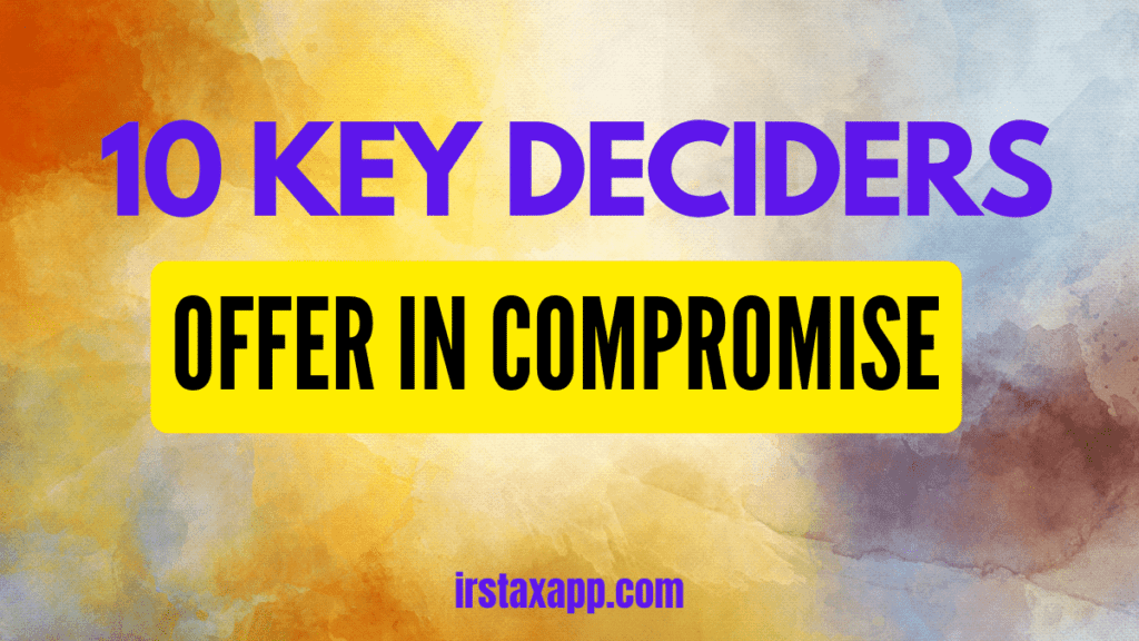 offer in compromise irs