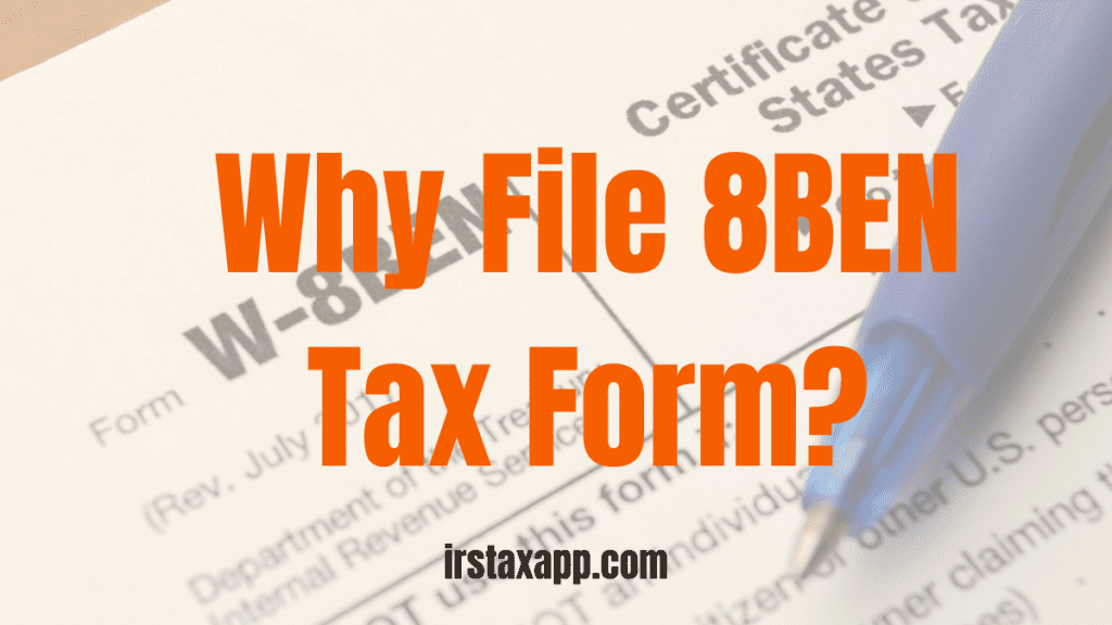 8BEN tax form
