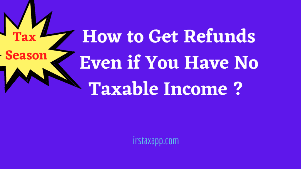 tax filing no income