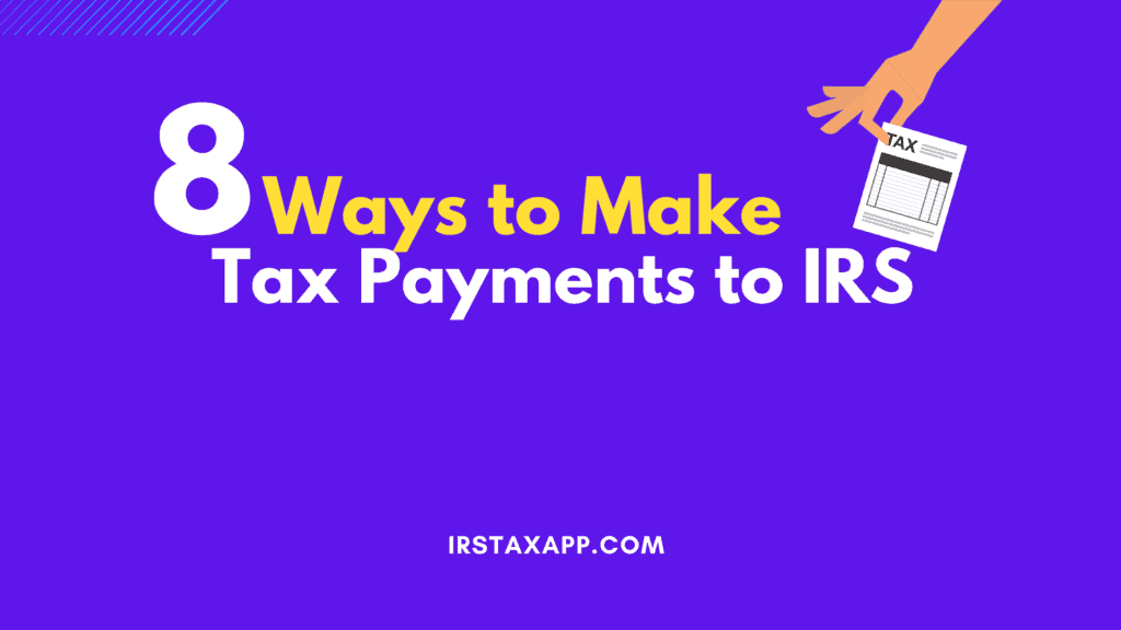 tax payments to irs