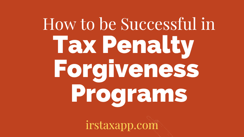 tax penalty forgiveness