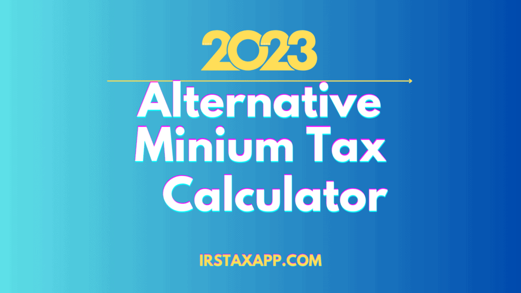 alternative minimum tax calculator